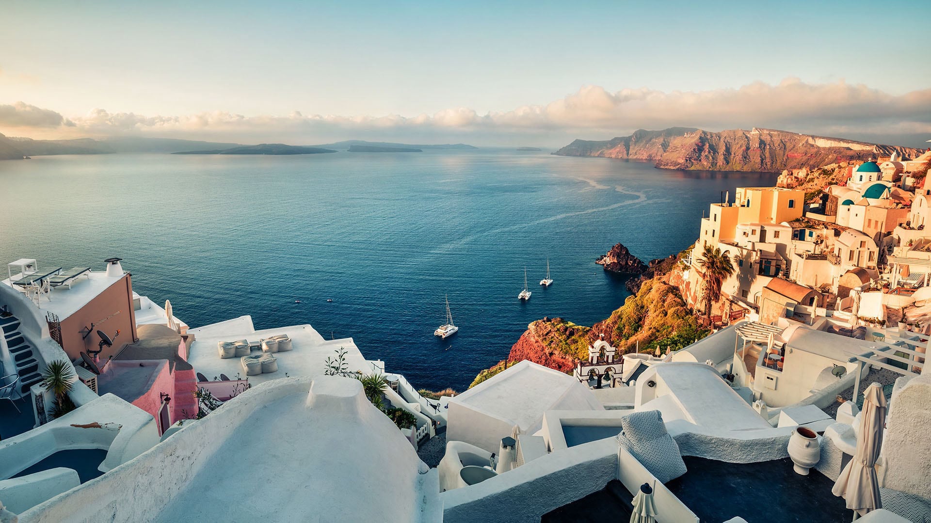            SANTORINI & BEYOND                    One-of-a-kind catamaran cruise for the adventurous                   Book your day cruise           