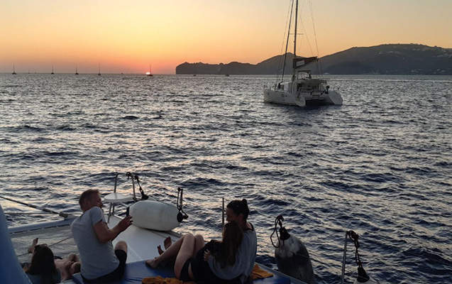  	 	   		Santorini Semi Private Sunset Cruise 		 		 Sail across the caldera  Explore more 		 	   	  		 		 Book now 	 	  	  			 		  		 			  		5 hoursall inclusive 		 		  		 		 		 			  		max12 persons 		 		   		 		 		 			  		 € 230per person 		 		     	 	    